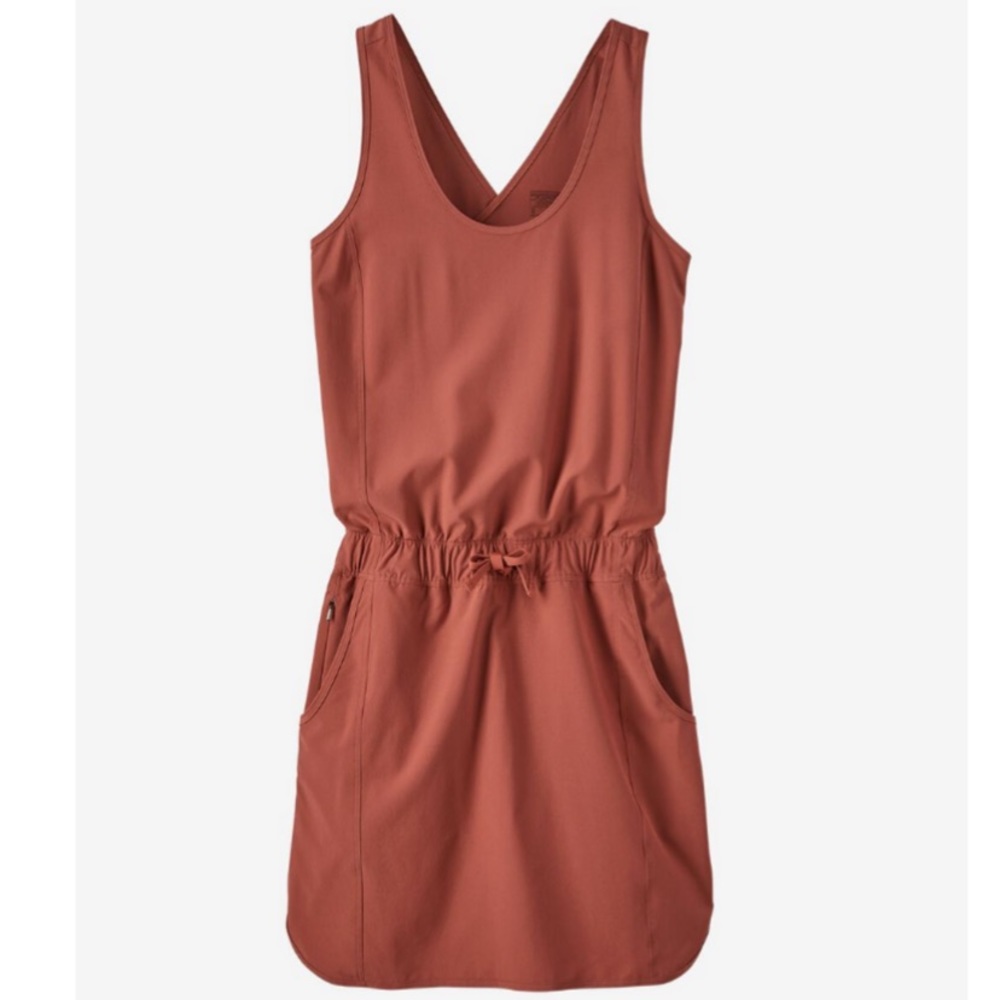 Patagonia Size M Fleetwith Dress in Spanish Red Color